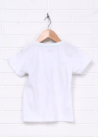 Белая летняя футболка с коротким рукавом Eren Bey