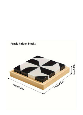 Головоломка Геометрические пазлы для обучения логическому мышлению No Brand (321997357)