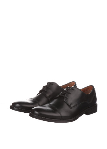 Кэжуал черные мужские туфли S&G на шнурках