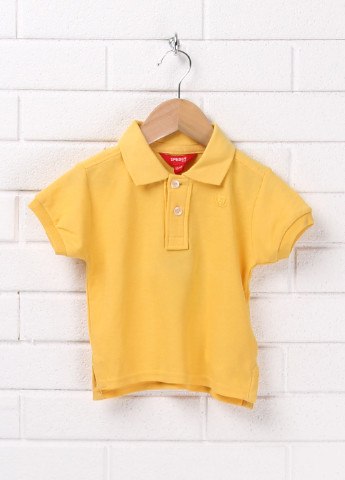 Желтая футболка поло для мальчиков Sprider