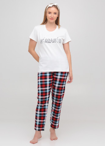 Комбинированная всесезон пижама (футболка, брюки) футболка + брюки Трикомир