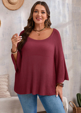 Бордовий демісезонний джемпер джемпер SHEIN