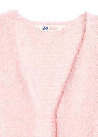 Розовый демисезонный кардиган H&M