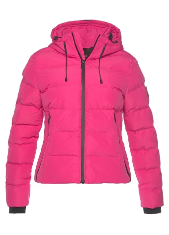 Рожева демісезонна куртка Superdry