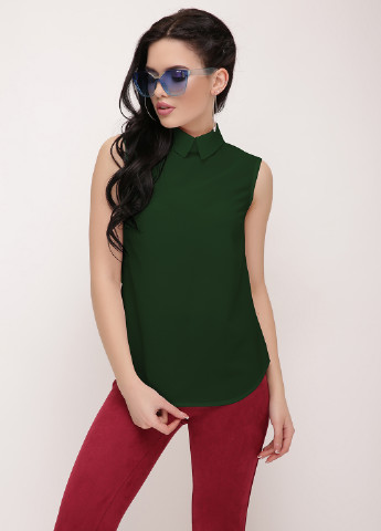 Темно-зеленая летняя блуза Fashion Up