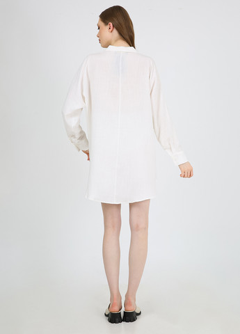 Молочна кежуал сукня сукня-сорочка Casalini однотонна