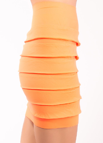 Оранжевая кэжуал однотонная юбка Modna Anka мини