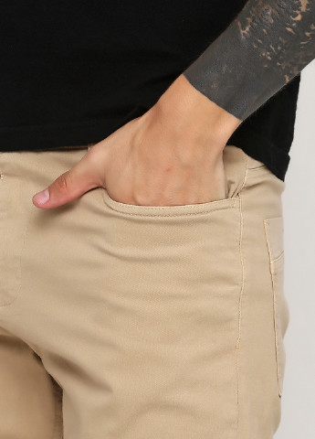 Песочные кэжуал демисезонные прямые брюки TBS