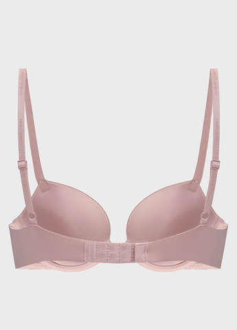 Рожевий балконет бюстгальтер Calvin Klein з кісточками поліамід
