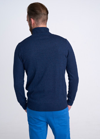 Синий демисезонный свитер SELA