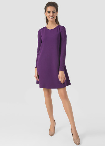 Фиолетовое кэжуал платье Azuri однотонное
