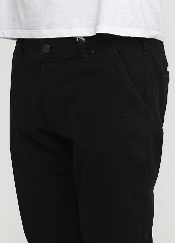 Черные демисезонные прямые джинсы Madoc