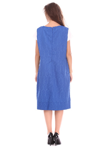 Светло-синее кэжуал платье Ut однотонное