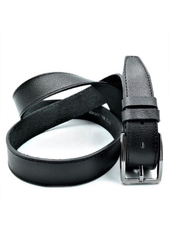 Ремень мужской кожаный 110-125х3,5 см Черный Weatro (253181080)