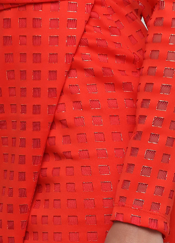 Коралова кежуал сукня футляр Wera Berto з геометричним візерунком