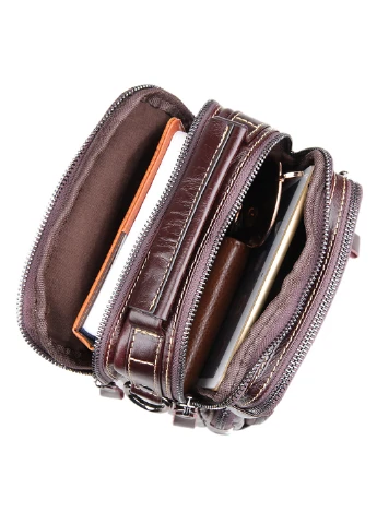 Мужская кожаная сумка 16х21,5х7,5 см Vintage (229459413)
