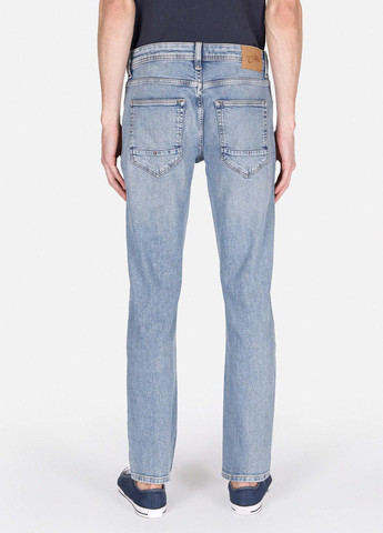 Светло-синие демисезонные зауженные джинсы Colin's