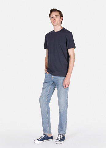 Светло-синие демисезонные зауженные джинсы Colin's