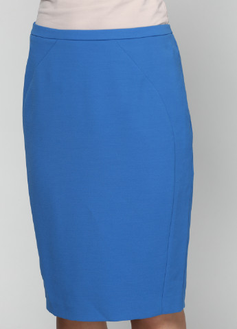 Синяя кэжуал юбка Linea карандаш