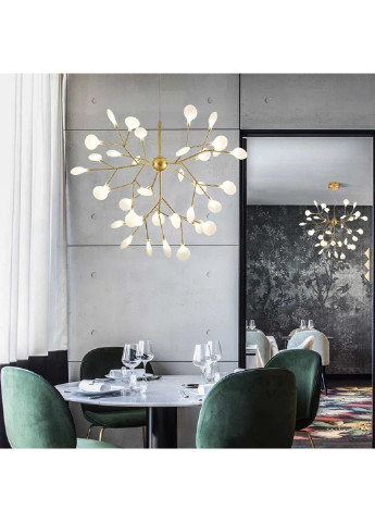 Люстра стельова на 36 лампочок H686/36-gd-k Золото 75х80х80 см. Sunnysky (253628986)