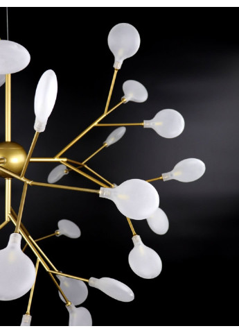 Люстра стельова на 36 лампочок H686/36-gd-k Золото 75х80х80 см. Sunnysky (253628986)