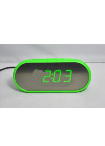 Электронные цифровые зеркальные настольные часы с зелёной LED подсветкой будильник температура дата (472953-Prob) Francesco Marconi (252567856)