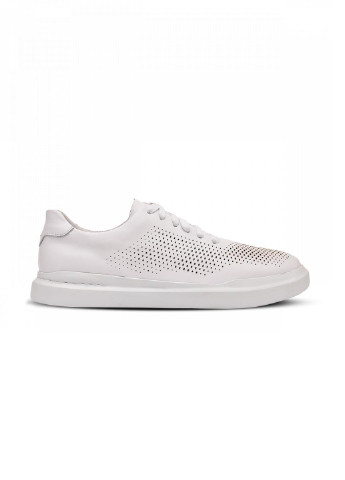 Белые демисезонные кроссовки кожаные мужские 31220w No Brand