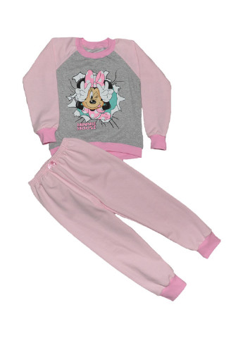 Розовая всесезон пижама (свитшот, брюки) свитшот + брюки Blanka