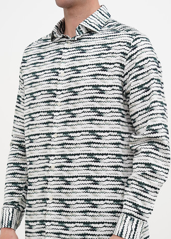 Цветная кэжуал рубашка с абстрактным узором Murano