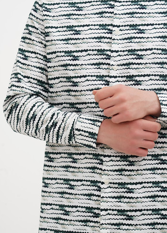 Цветная кэжуал рубашка с абстрактным узором Murano