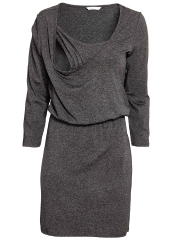 Грифельно-серое кэжуал платье для беременных H&M
