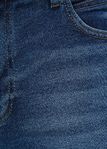 Синие демисезонные прямые брюки KOTON