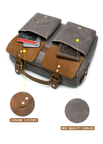 Мужской портфель 38х28х9 см Vintage (229458670)