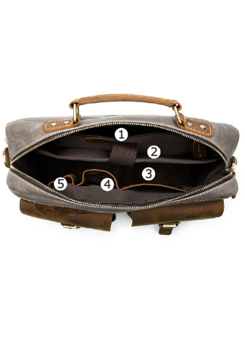 Мужской портфель 38х28х9 см Vintage (229458670)