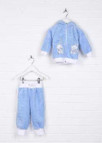Синій демісезонний костюм (кофта, штани) брючний Baby Art
