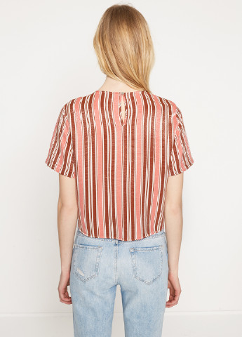 Рожево-коричнева блуза KOTON