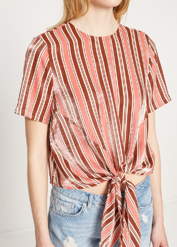 Рожево-коричнева блуза KOTON