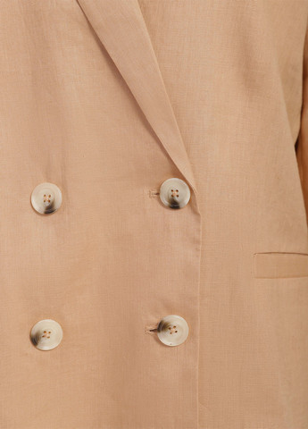 Бежевый женский жакет Armani Exchange однотонный - летний