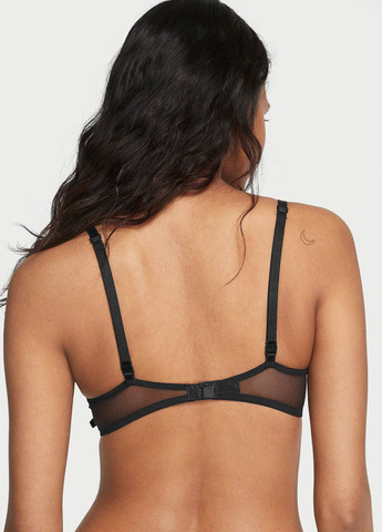 Чорний демісезонний комплект (бюстгальтер, трусики) Victoria's Secret