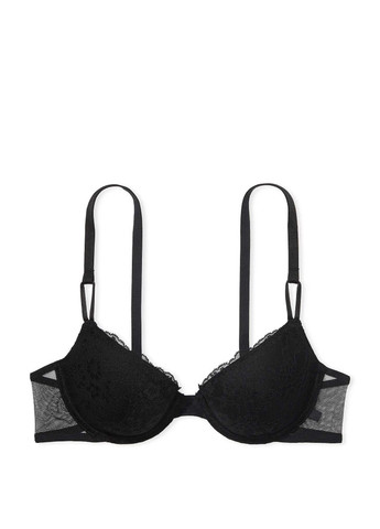 Чорний демісезонний комплект (бюстгальтер, трусики) Victoria's Secret