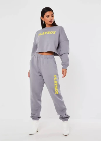 Серый свитшот Missguided (192540291)