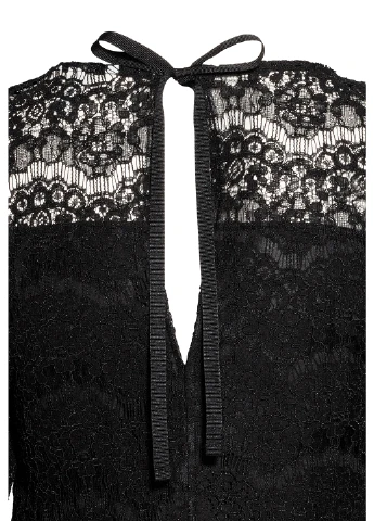 Чёрная блуза для беременных H&M