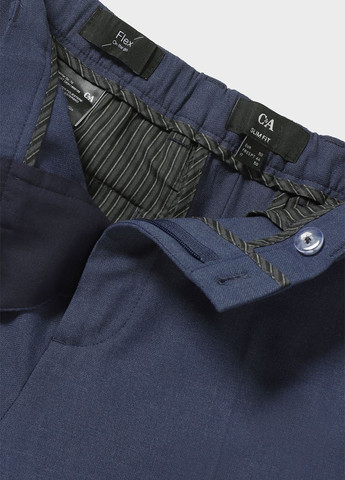 Серо-синие классические, кэжуал демисезонные классические брюки C&A