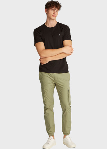 Светло-зеленые кэжуал демисезонные карго брюки Calvin Klein Jeans