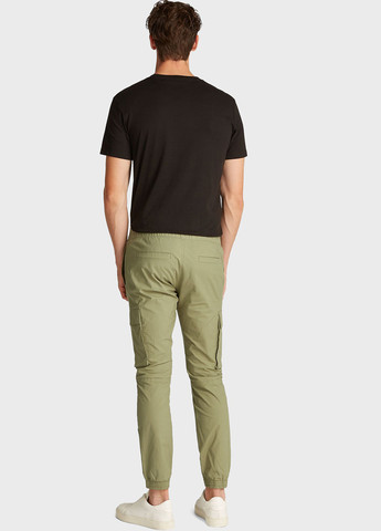 Светло-зеленые кэжуал демисезонные карго брюки Calvin Klein Jeans