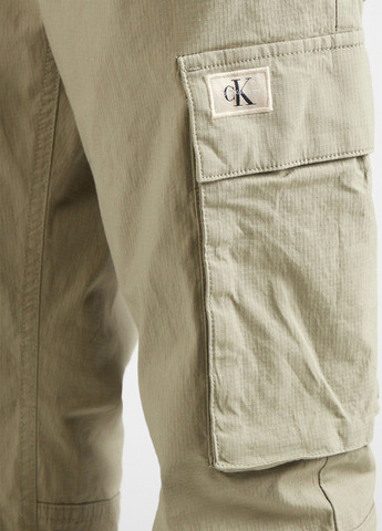 Светло-зеленые кэжуал демисезонные карго брюки Calvin Klein Jeans