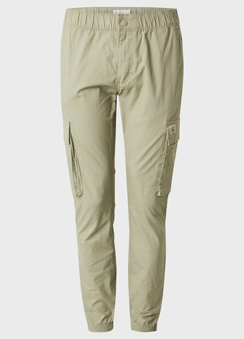 Светло-зеленые кэжуал демисезонные карго брюки Calvin Klein Jeans