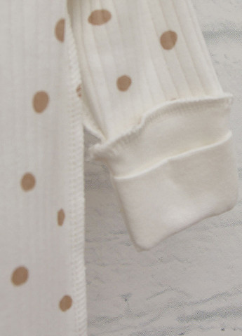 Молочный демисезонный комплект (человечек, распашонка, ползунки, шапка) Blanka