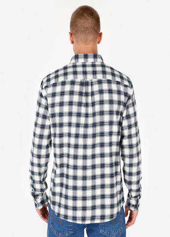 Синяя классическая, кэжуал рубашка в клетку Colin's