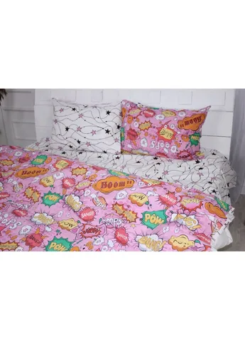 Постельное белье Бязь Ranforce Elite 17-0512 Bombs pink 220х240 King Size (2200004705026) Mirson (254071213)